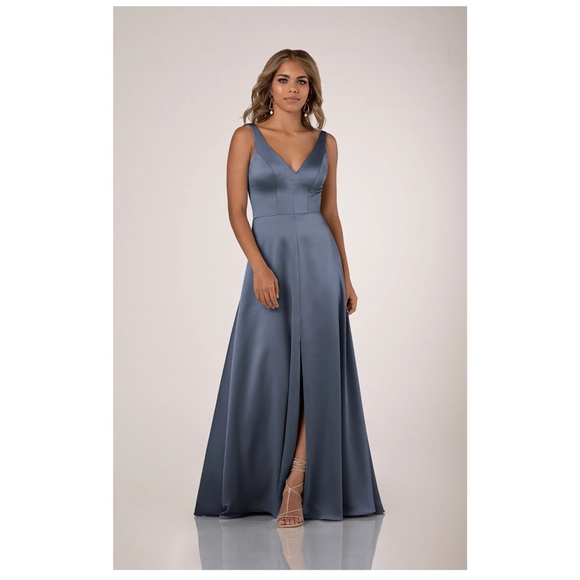 Sorella Vita 9536 Elegant Gown Blue Dress Sz 14 (sz 10-12) - Picture 3 of 16